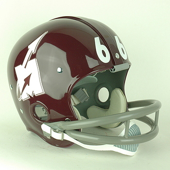 OLD 1970's MISSISSIPPI STATE BULLDOGS SMALL FOOTBALL GUMBALL HELMET DECALS 