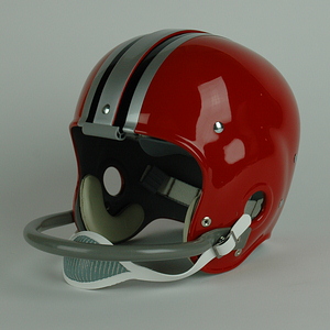 The helmet Ohio State wore during the 1966 season.